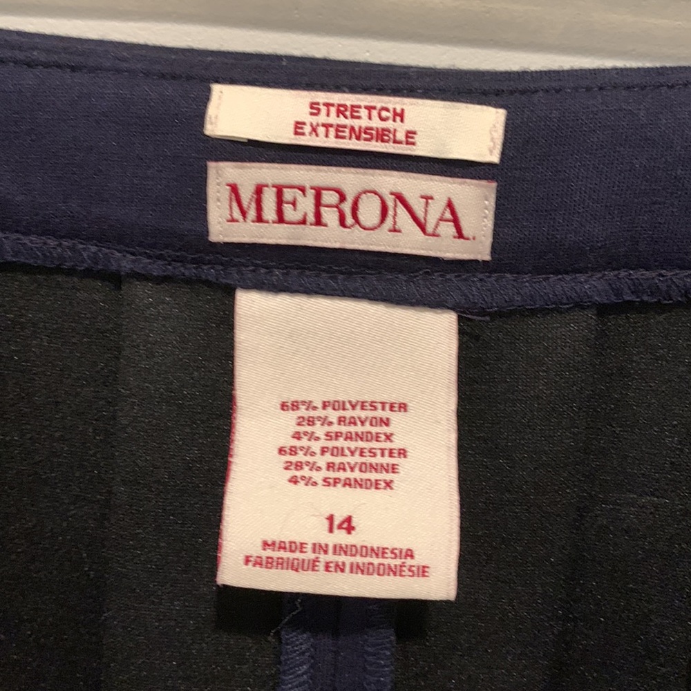 TT: Merona Navy Pleated Skater Skirt - Picture 15 of 15